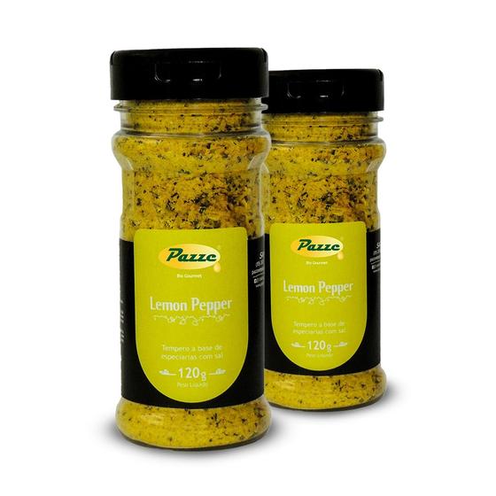 Imagem de Kit 2 Tempero Lemon Pepper Pazze 120g