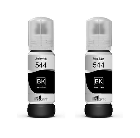 Kit 2 Tinta Preto 544 P/ L3150 L1110 L3110 L3160 L5190 65ml Menor preço em Kit 2 Tinta Preto 544 P/ L3150 L1110 L3110 L3160 L5190 65ml