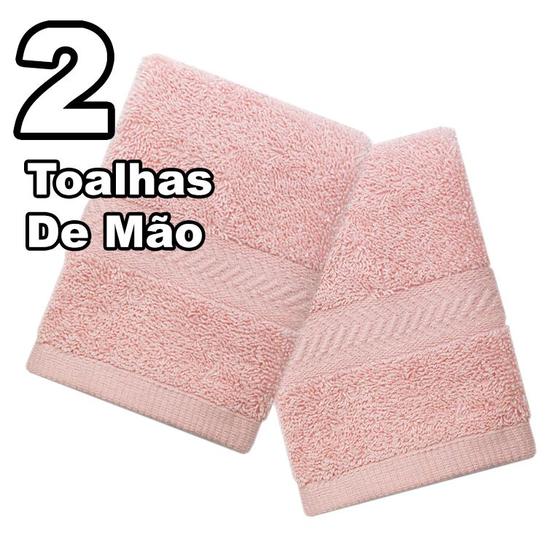 Imagem de Kit 2 Toalhas De Mão Neo Para Boca Rosto Social Escolar Academia 