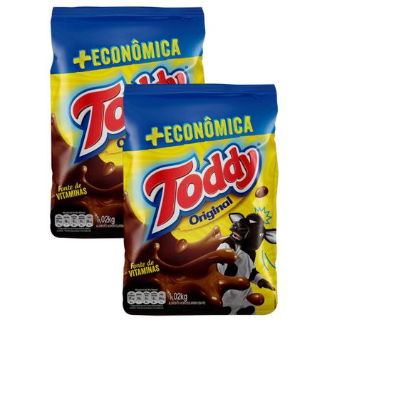 Imagem de Kit 2 Toddy Original 1,02kg Fonte De Vitaminas Atacado