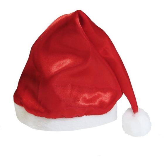 Imagem de Kit 2 Touca Natalina Gorro Noel Vermelho Branco 37 cm