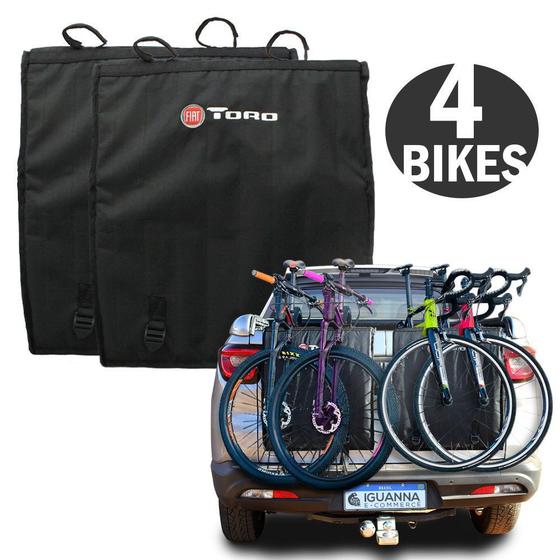 Imagem de Kit 2 Transbike para 2 Bikes Bicicleta cada Caminhonete Pick-up  Toro