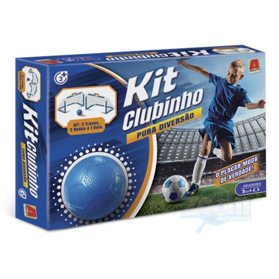 Imagem de Kit 2 Traves Futebol Campinho Praia 1 Bola E Placar- ul