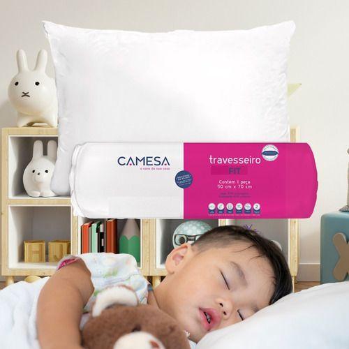 Kit 2 Travesseiro Infantil Para Criança 2 A 7 Anos Macio - Camesa ...