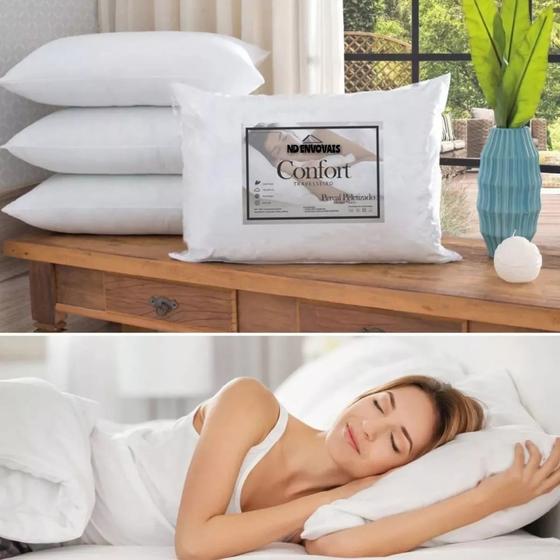 Kit 2 Travesseiro Macio Antialérgico 50x70 Bello Sono Confort Plus é boa?