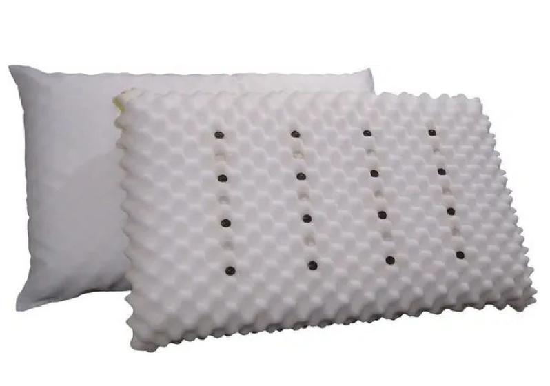 Imagem de kit 2 travesseiro magnético e 1 palmilha de gel ortopédica
