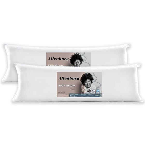 Kit 2 Travesseiros de Corpo Body Pillow Altenburg Menor preço em Kit 2 Travesseiros de Corpo Body Pillow Altenburg