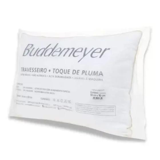 Imagem de Kit 2 Travesseiros Toque de Pluma 223 Fios 50cm x 70 cm Extra Macio Buddemeyer