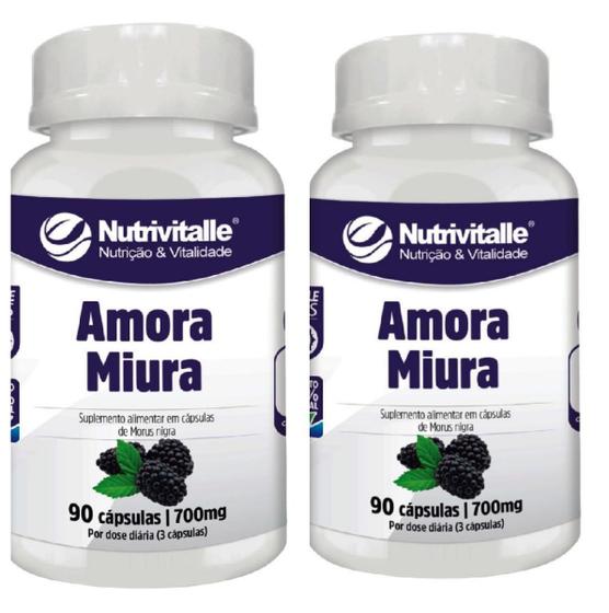 Imagem de Kit  2 Un - Amora 700mg 90 Cápsulas Nutrivitalle