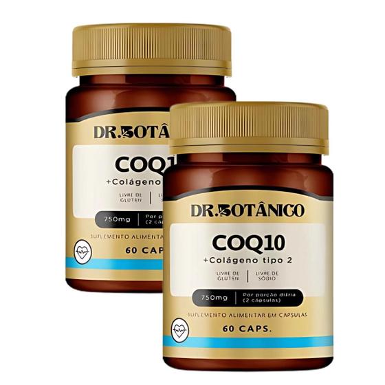 Imagem de Kit 2 un - coenzima q10 + colageno tipo 2 - dr botanico