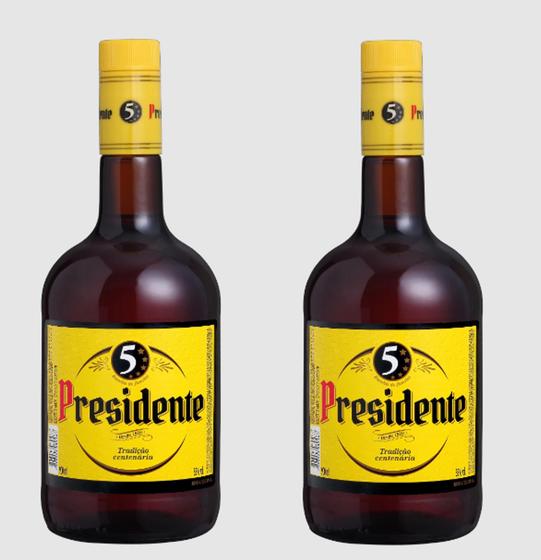 Imagem de Kit 2 Un Conhaque Presidente 900 ml