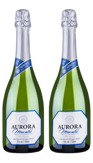 Imagem de Kit 2 Un Espumante Aurora Moscatel Branco 750 ml