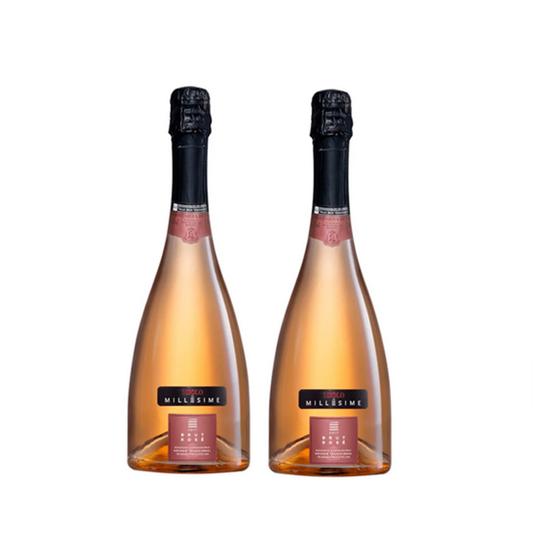 Imagem de kit 2 Un Espumante Miolo Millesime Rose Brut 750 ml