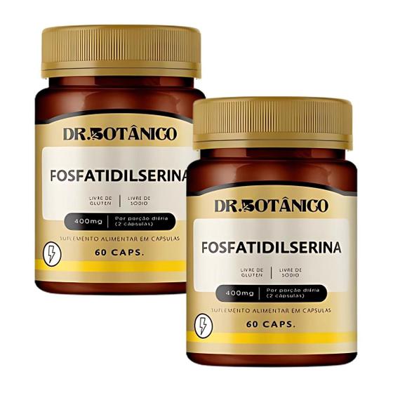 Imagem de Kit 2 un - fosfatidilserina 400mg 60 capsulas dr botanico