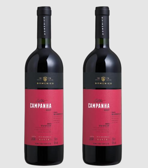 Imagem de Kit 2 Un Vinho Domenico Salton Campanha Marselan / Tannat 750 ml