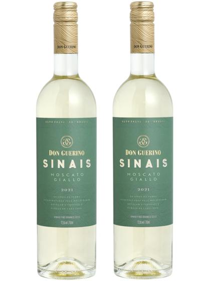 Imagem de Kit 2 Un Vinho Don Guerino Sinais Moscato Giallo 750 ml