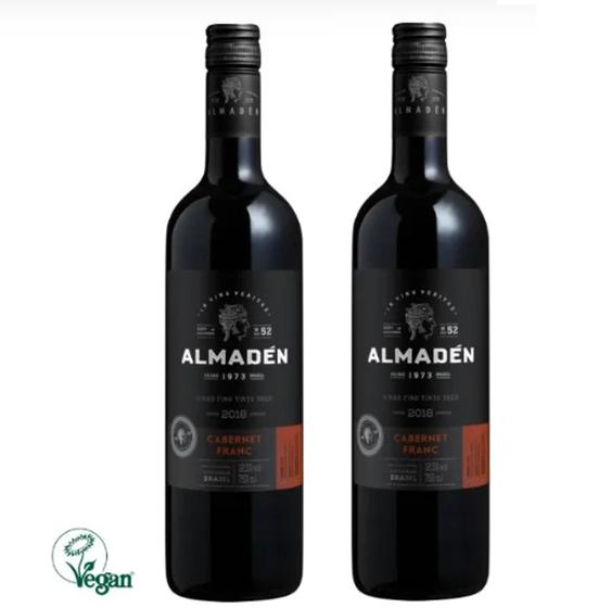 Imagem de Kit 2 Un Vinho Miolo Almadén Cabernet Franc 750 ml