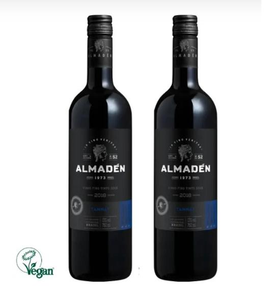 Imagem de Kit 2 Un Vinho Miolo Almadén Tannat 750 ml