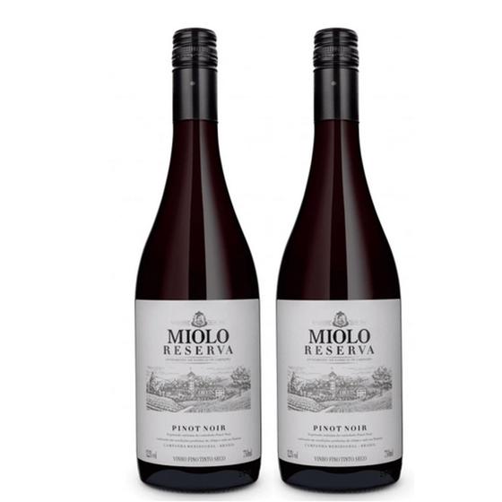 Imagem de Kit 2 Un Vinho Miolo Reserva Pinot Noir 750 ml