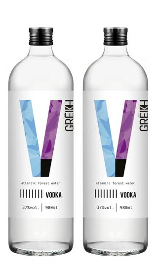 Imagem de Kit 2 Un Vodka Grekh 980 ml