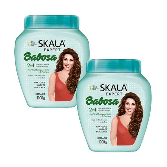 Imagem de Kit 2 und Creme Condicionador Skala 1kg Babosa