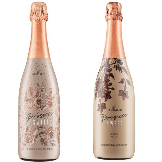 Kit 2 und Espumante Prosecco Demi-Sec Rose Sweet 750 ml Menor preço em Kit 2 und Espumante Prosecco Demi-Sec Rose Sweet 750 ml