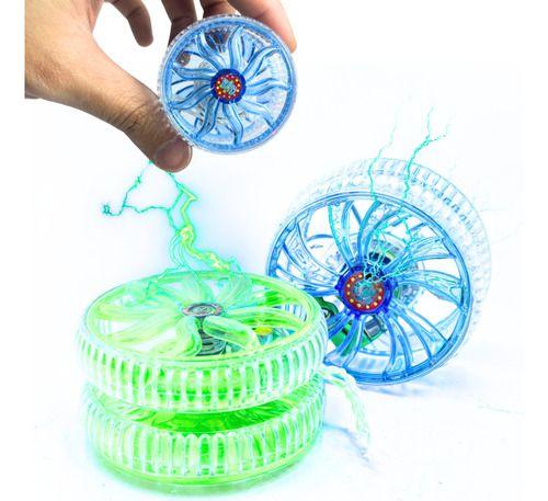 Imagem de Kit 2 Und Io-io Yoyo Ioio Yo-yo Ioiô Com Luzes Rolamento Top