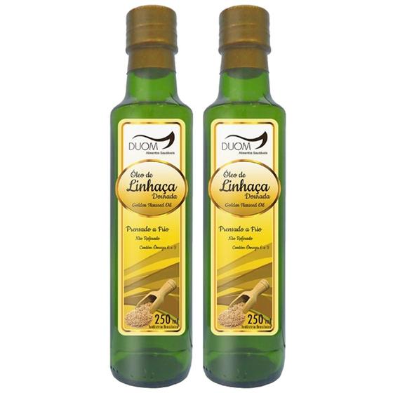 Imagem de Kit 2 Und Óleo de Linhaça Dourada 250ml