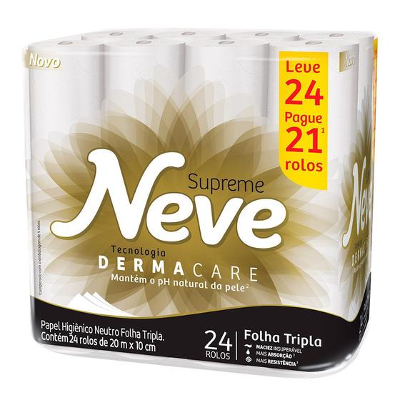Kit 2 Und Papel Higiênico Neve Folha Tripla Leve 24 Pague 21 Menor preço em Kit 2 Und Papel Higiênico Neve Folha Tripla Leve 24 Pague 21