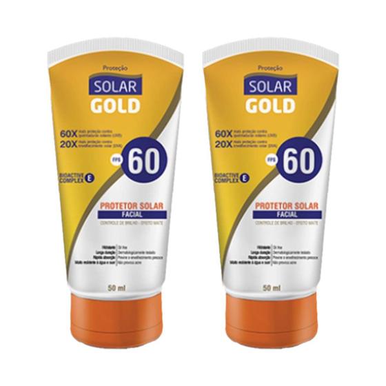 Imagem de Kit 2 und Protetor Solar Facial Gold Fps60 50ml