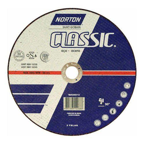 Imagem de Kit 2 Unid. Disco de Corte Ferro Classic 12x1/8 x 1'' - Norton