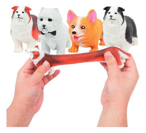 Imagem de Kit 2 Unidades Cachorrinho Apertar Estica Dog Squish Fidget