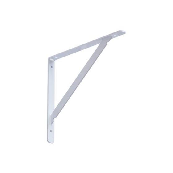 KIT 2 UNIDADES - Cantoneira Mão Francesa Suporte Prateleira 10, 15, 20, ou 30 cm, Branco - POP Menor preço em KIT 2 UNIDADES - Cantoneira Mão Francesa Suporte Prateleira 10, 15, 20, ou 30 cm, Branco - POP