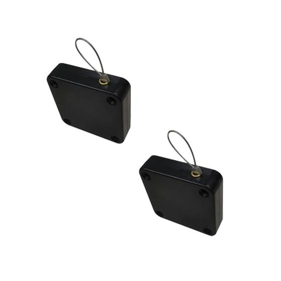 Imagem de Kit 2 Unidades de Mola para Fechamento Automático de Porta Cabo Retrátil