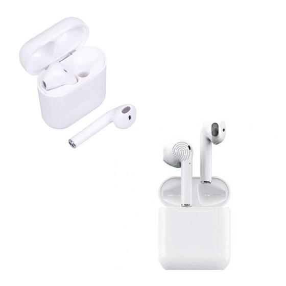 Imagem de Kit 2 Unidades Fone Ouvido Bluetooth Tws Sem Fio I12 Touch