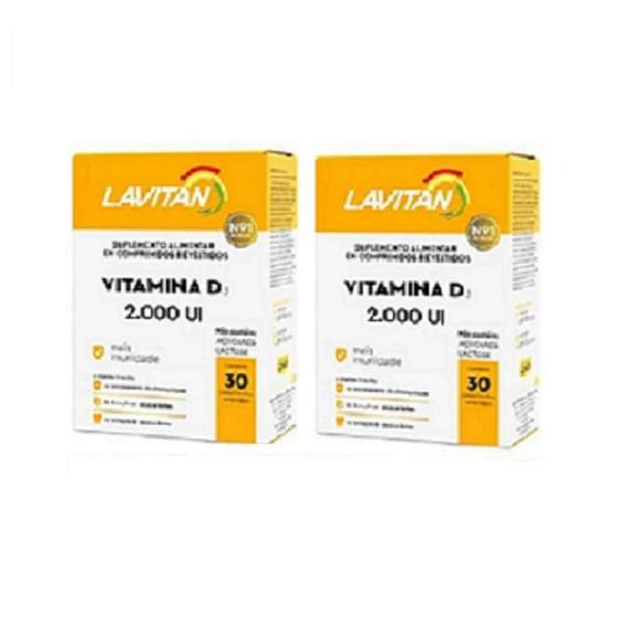 Imagem de Kit 2 Unidades Lavitan Vitamina D3 2.000Ui- 30 Comprimidos