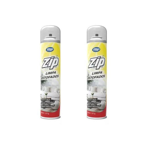 Imagem de Kit 2 Unidades Limpa Estofados Carro e Sofá Spray Zip My Place 300ml