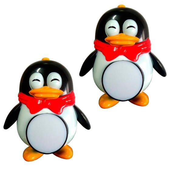 Kit 2 Unidades - Luz Noturna Manual de Led Tipo "Pinguim" - Bivolt - DNI 6139 Menor preço em Kit 2 Unidades - Luz Noturna Manual de Led Tipo "Pinguim" - Bivolt - DNI 6139