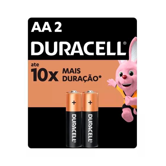 Imagem de Kit 2 Unidades Pilhas Duracell AA2 Multiuso Alcalina