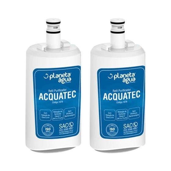 Imagem de Kit 2 Unidades Refil Filtro Planeta Água Acquatec
