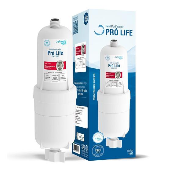 Kit 2 Unidades Refil Filtro Planeta Água Pró Life Compatível Purificador de Água Soft Everest Menor preço em Kit 2 Unidades Refil Filtro Planeta Água Pró Life Compatível Purificador de Água Soft Everest