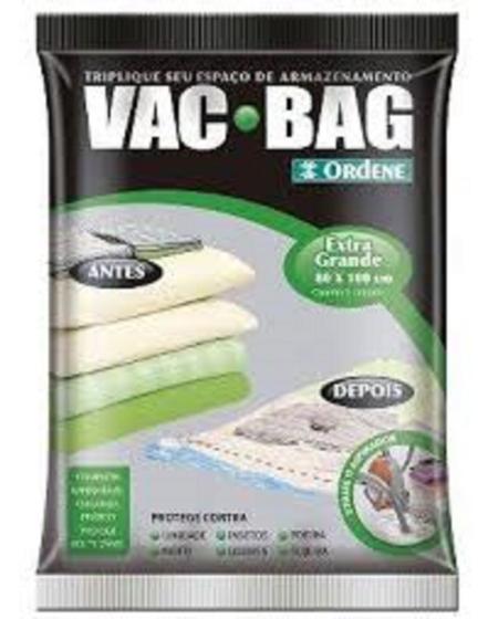 Imagem de Kit 2 Vac Bag G 80 x 100 cm Organizador Ordene Original