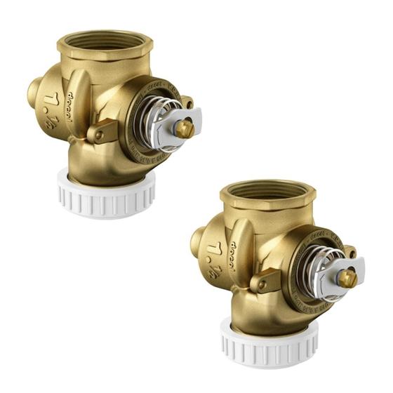 Imagem de Kit 2 Válvulas De Descarga Docol Base 1.1/2 DN 40