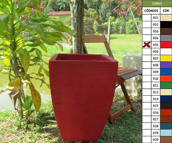 Kit 2 Vaso Planta 60x40 Moderno Trapézio Polietileno é ruim? Kit 2 Vaso Planta 60x40 Moderno Trapézio Polietileno é boa?