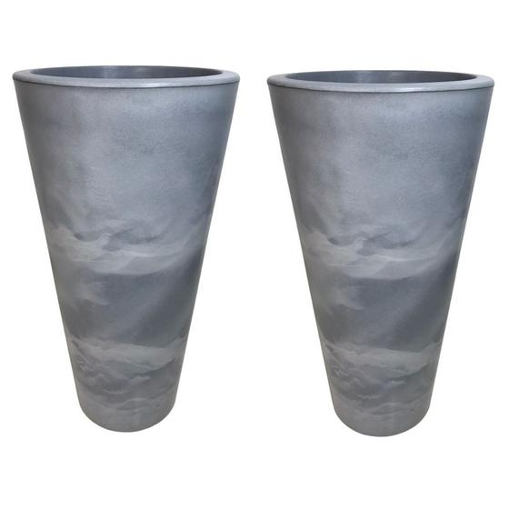 Imagem de Kit 2 Vasos Grandes 52cm De Polietileno Para Plantas e Flores