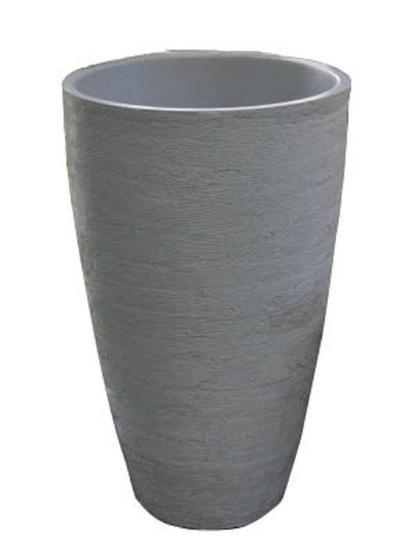 Imagem de Kit 2  Vasos Planta 65x40 + 45x30 Oval Moderno Polietileno