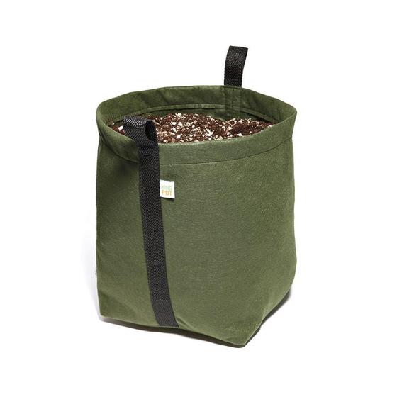 Imagem de Kit 2 Vasos Plantas Frutíferas Feltro 30 Litros Alças Verde