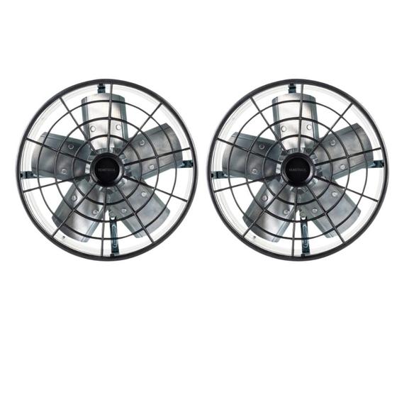 Imagem de Kit 2 Ventilador Exaustor 30cm Comercial Parede Ventisol