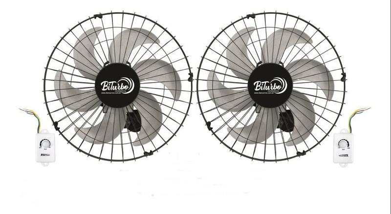 Kit 2 Ventilador Parede Delta Biturbo + Forte Potente Turbo - Vitalex ...