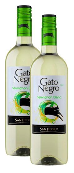 Imagem de Kit 2 Vinho Sauvignon Blanc Gato Negro 750Ml